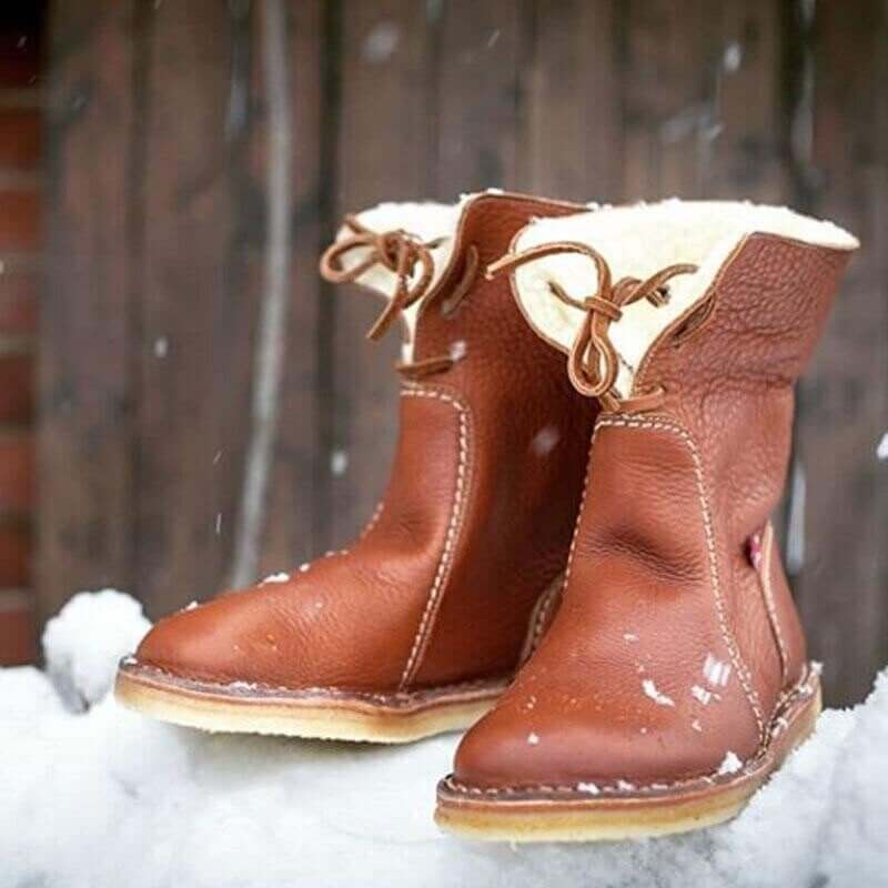Rebolet | Lunera – Damen Winterstiefel wasserdicht mit Wollfutter und Fleece