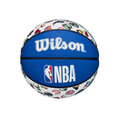 Wilson Basketball NBA ALL TEAM, Outdoor, Gummi, Größe: 7, Rot/Weiß/Blau