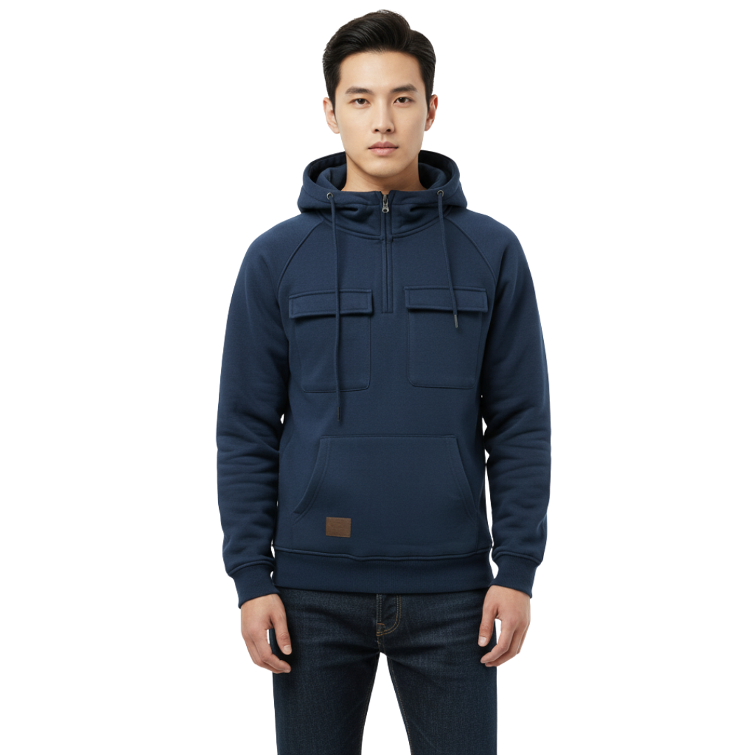 TerraForge Hoodie im Utility-Stil
