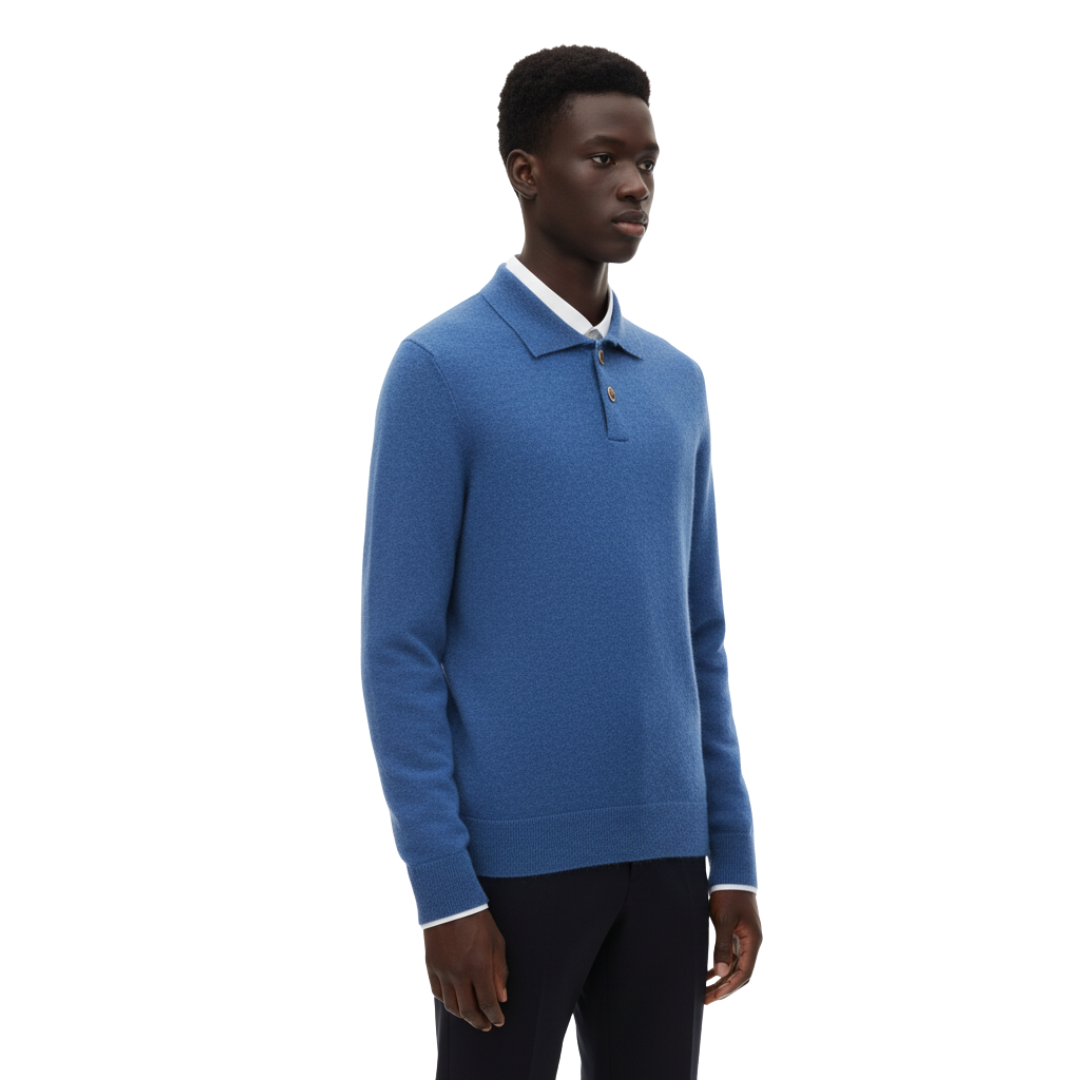 Lumière Polokragen-Pullover