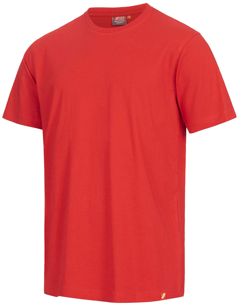 Nitras Motion TEX Light Arbeits-T-Shirt - Kurzarm-Hemd aus 100% Baumwolle - für die Arbeit - Rot - XL