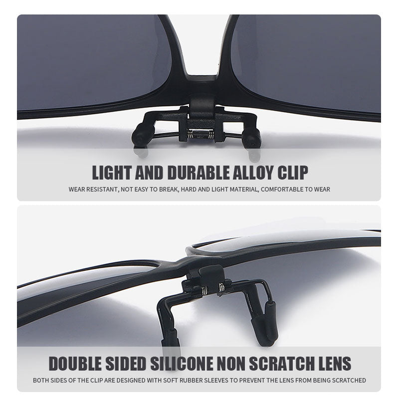 Rebolet | Neue polarisierte Clip-on-Klappsonnenbrille