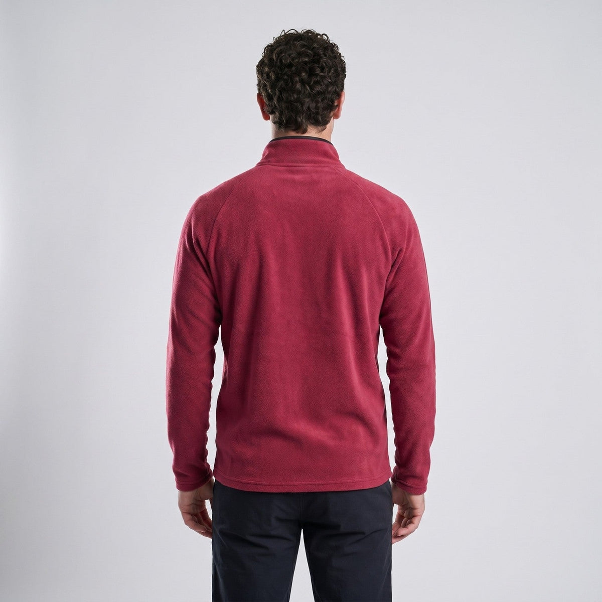 Herren Quarter-Zip Thermo-Fleece – atmungsaktiver Midlayer