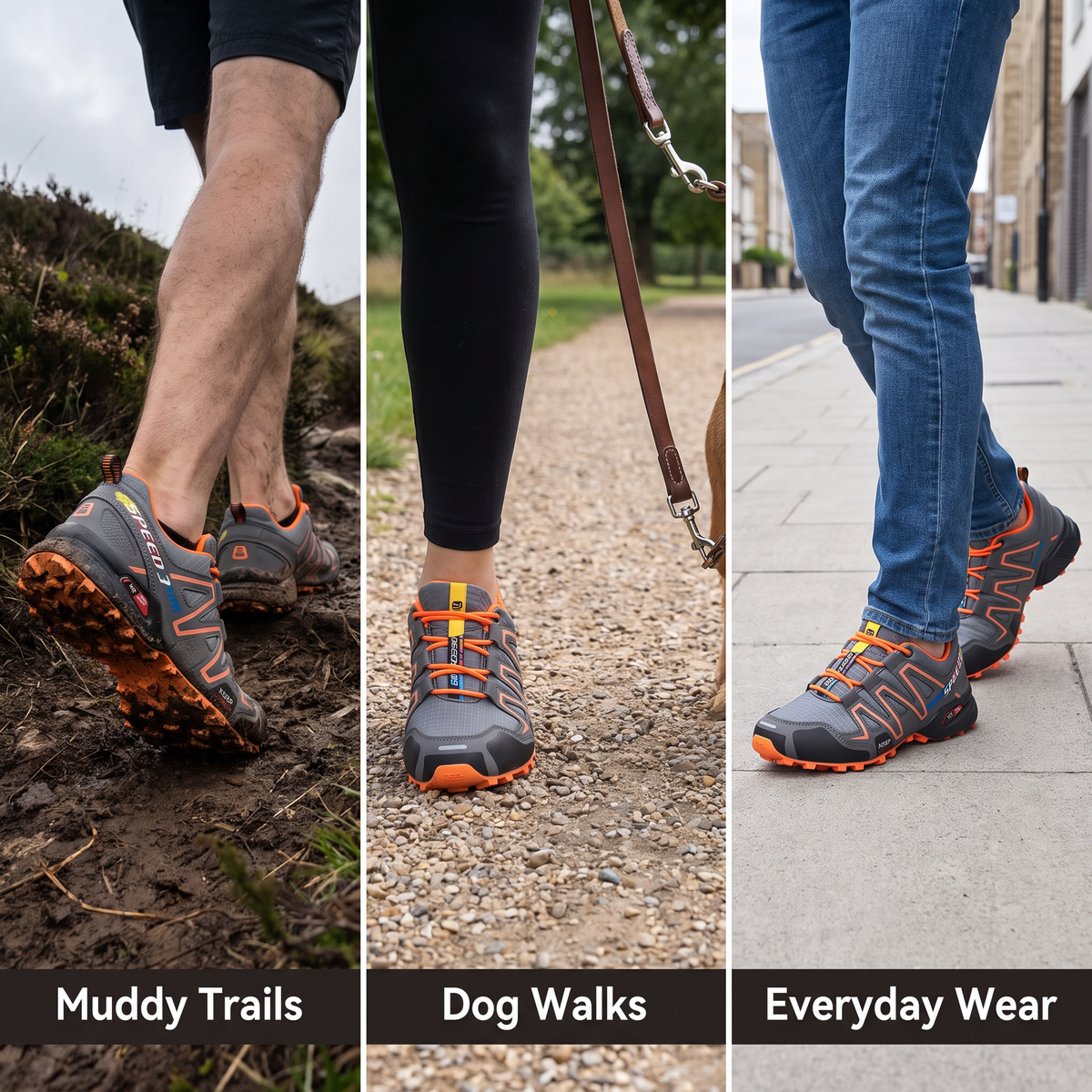 Herren Trailschuhe – profilierter Grip, leichte Laufschuhe