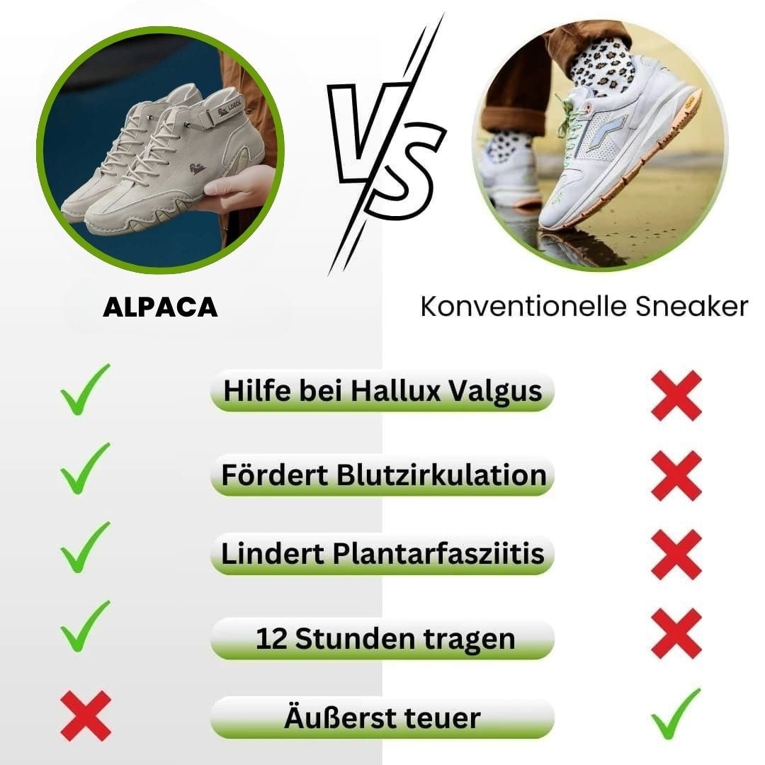 Rebolet | Alpaca - ergonomische, wasserdichte & schmerzlindernde Leder-Barfußschuhe