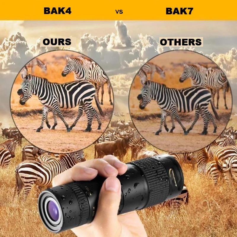 Rebolet | 4K 10-300X40mm Super Tele-Objektiv Zoom Monokular-Teleskop