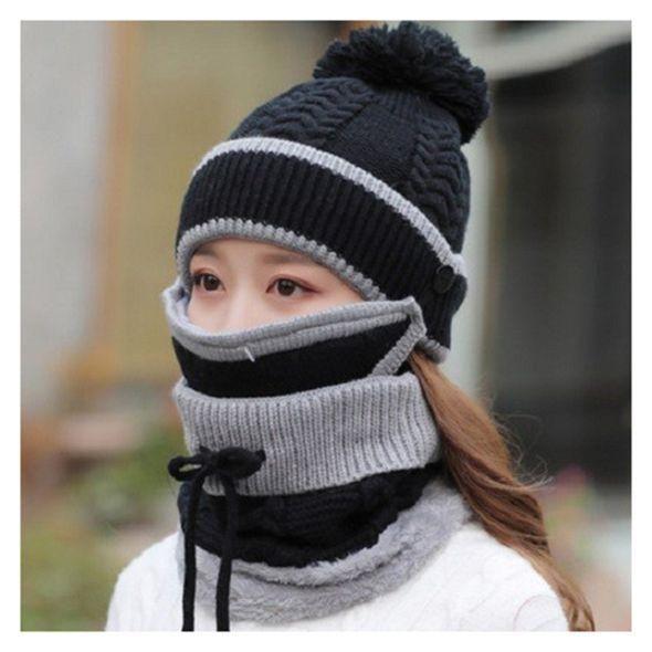 Rebolet | 3PCS Damen Winter Schal Set