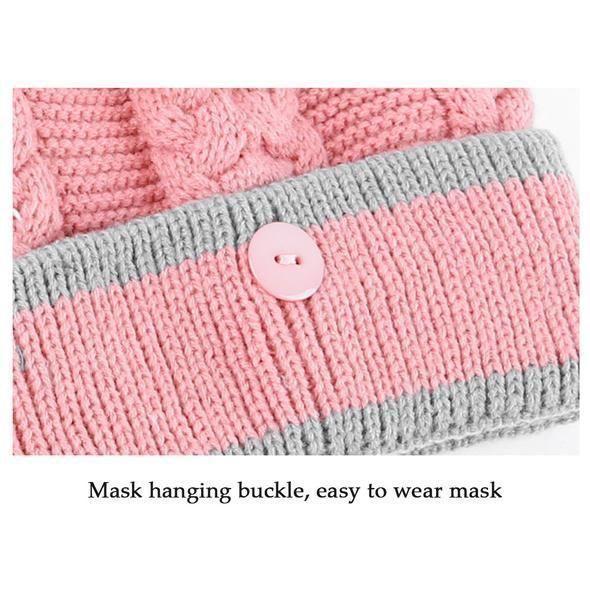 Rebolet | 3PCS Damen Winter Schal Set