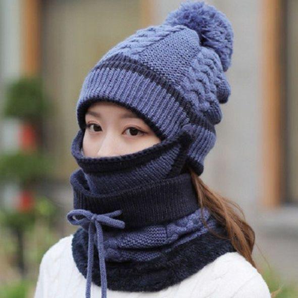 Rebolet | 3PCS Damen Winter Schal Set