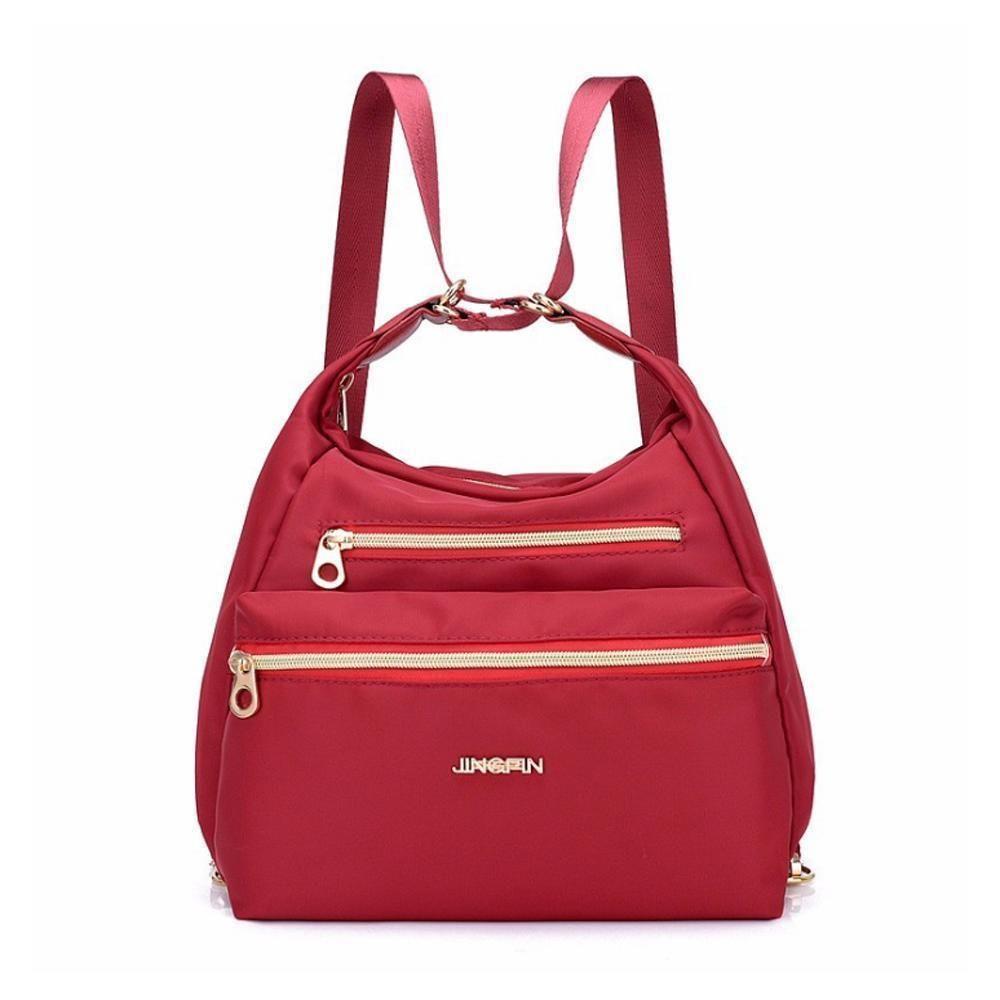 Rebolet | Tasche mit doppeltem Reißverschluss, Handtasche und Schultertasche