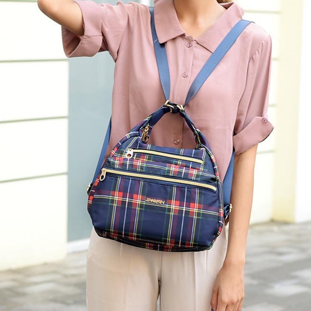 Rebolet | Tasche mit doppeltem Reißverschluss, Handtasche und Schultertasche