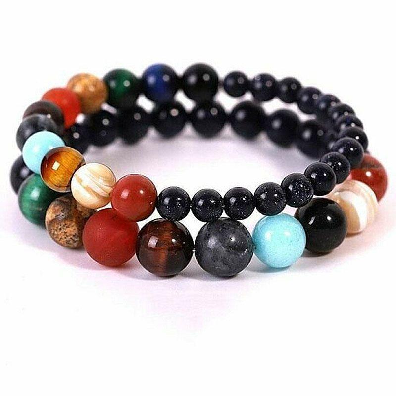 Rebolet | Naturstein Solar-System-Armband