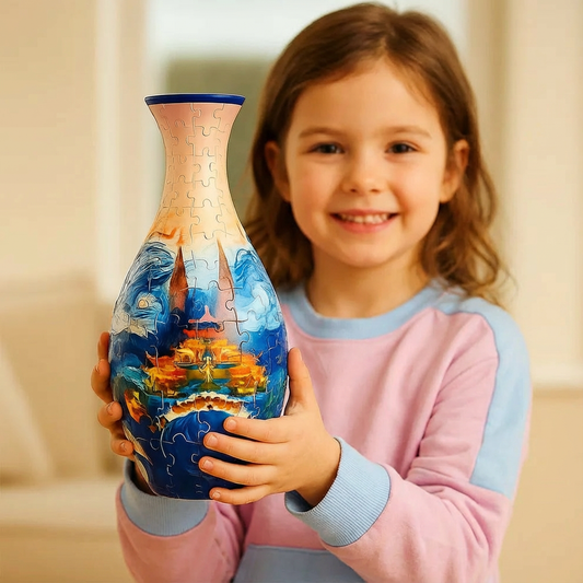 Rebolet | 3D Puzzle Vase Dekoration für echte Blumen