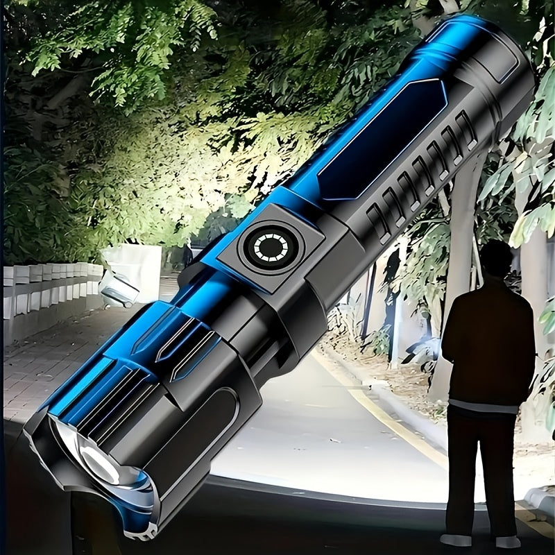 LED-Zoom-Taschenlampe Langstrecke – USB-wiederaufladbar
