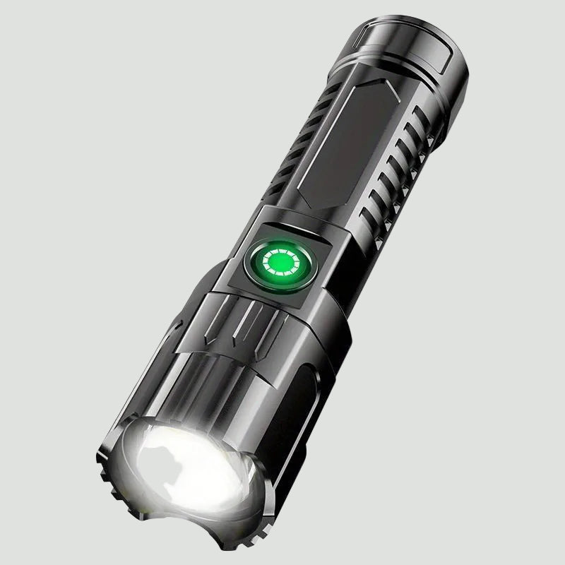 LED-Zoom-Taschenlampe Langstrecke – USB-wiederaufladbar