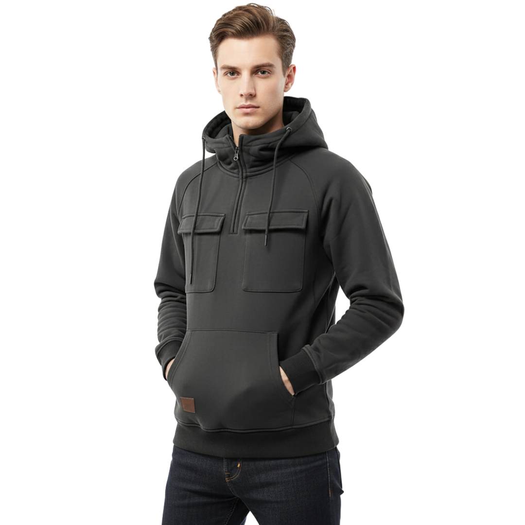 TerraForge Hoodie im Utility-Stil