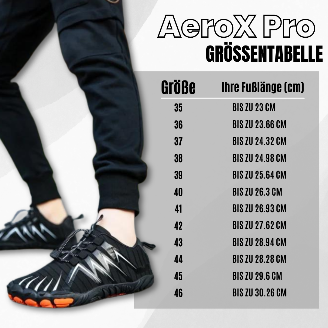 Rebolet | AeroX Pro - ergonomischer schmerzlindernder Barfußschuh - Sonderaktion 1+2 Gratis