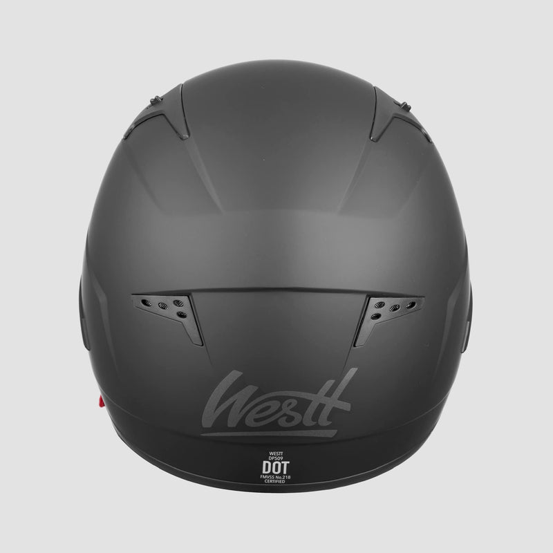 Westt Rover - Jethelm Motorradhelm Helm - Sonnenblende Retro Stil