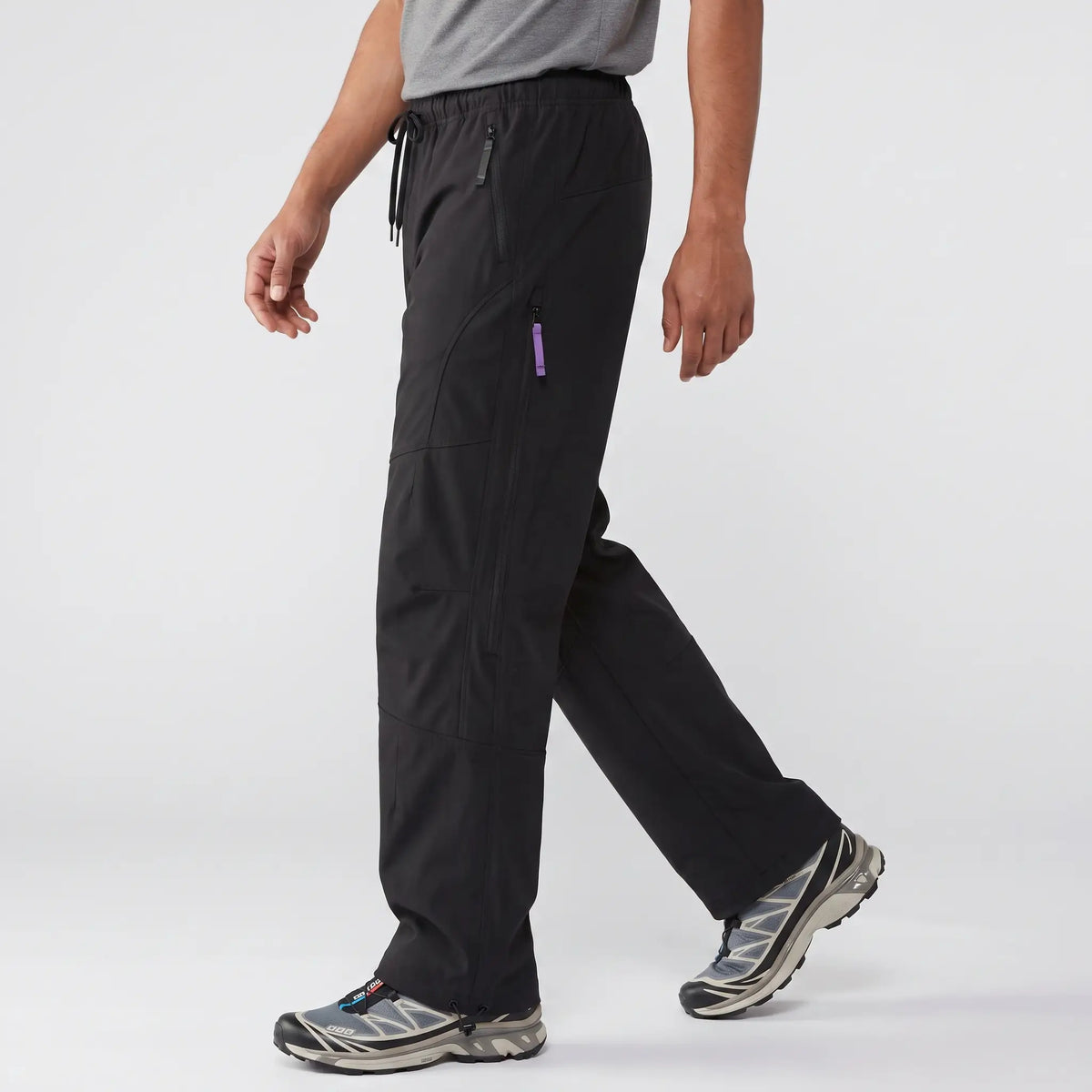 Wanderhose weites Bein – wasserabweisende Softshell-Gehhose