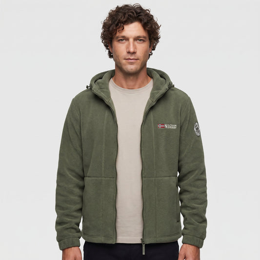 Herren Winddichte Fleecejacke – atmungsaktive Outdoor-Schicht
