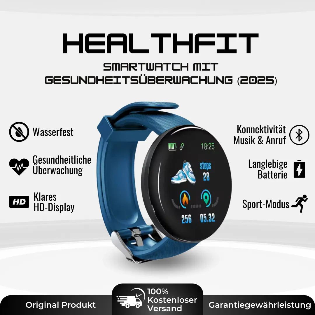 Rebolet | HealthFit - Gesundheits u.-Fitness-Smartwatch (2025)