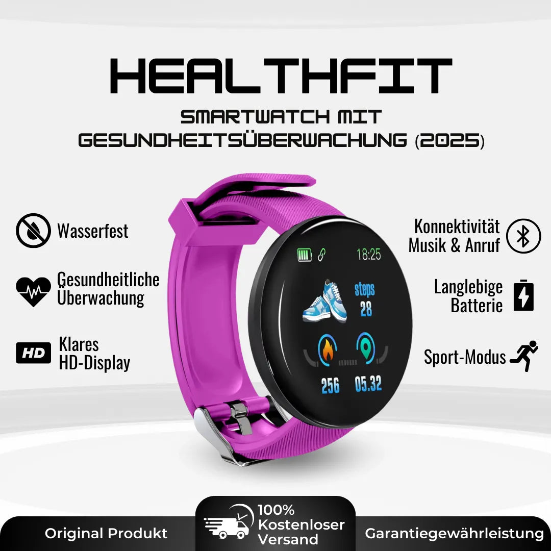 Rebolet | HealthFit - Gesundheits u.-Fitness-Smartwatch (2025)