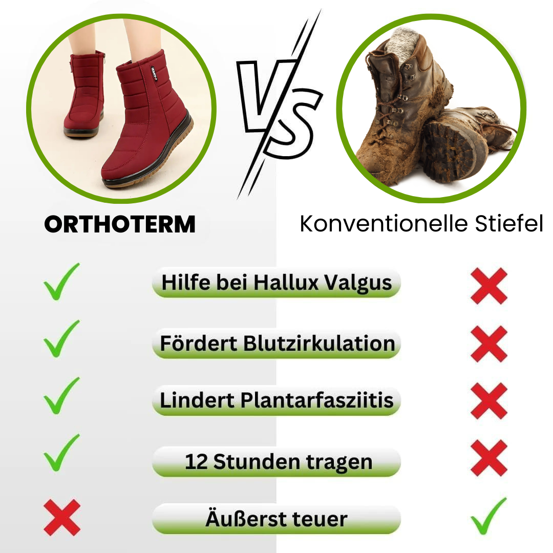 Rebolet | OrthoTerm - schmerzlindernde, wasserdichte, isolierte Stiefel für Herbst und Winter