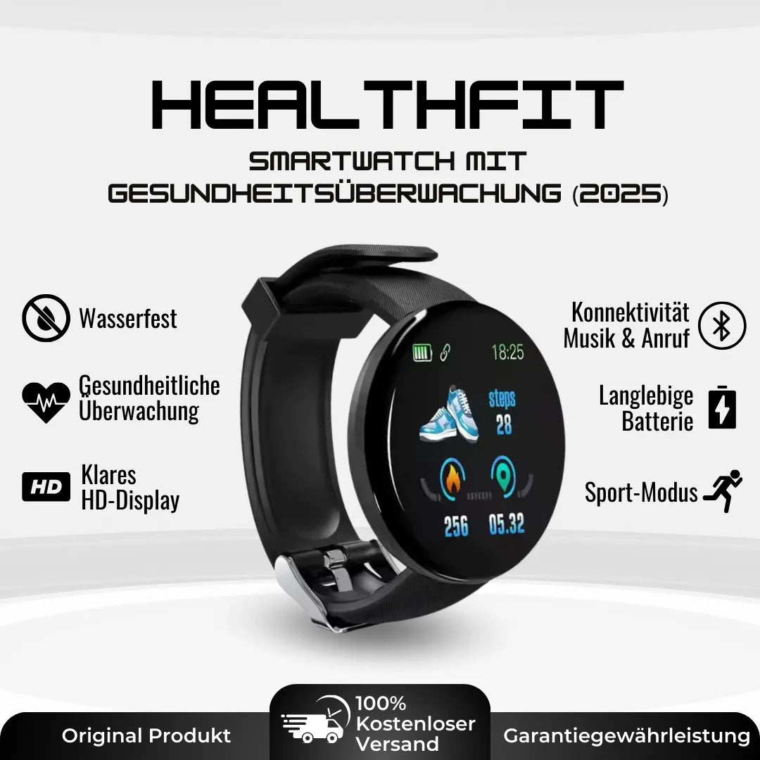 Rebolet | HealthFit - Gesundheits u.-Fitness-Smartwatch (2025)