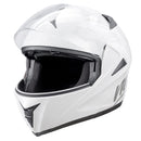 Westt Motorradhelm Herren Damen Integralhelm Klapphelm Flip-up Motorrad Jethelm Chopper Mofa Moped Roller Modular Helm Motorrad ECE DOT Zertifiziert, weiß, M (57-58 cm)