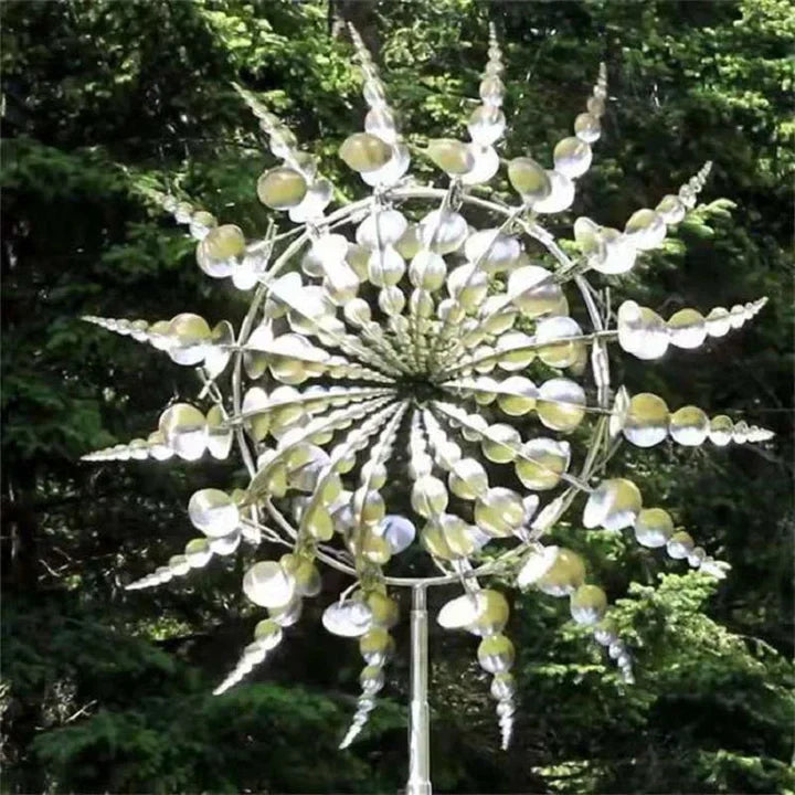 Rebolet | Neue Anti-Rost Magische Metall Windmühle-Kinetische Metall Windspiele