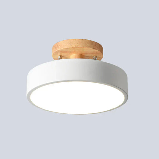 Rebolet | LumoNord – Skandinavische LED-Deckenleuchte Holz & Metall 39W