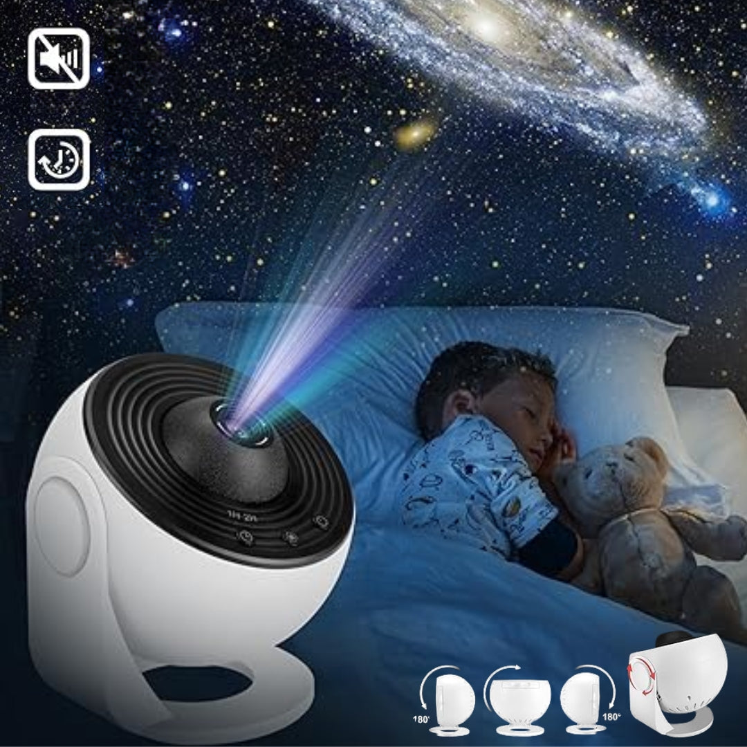 Galaxy Projektor LED Nachtlicht, Sternenhimmel Schlafzimmer