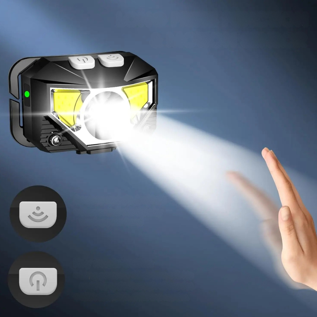 | Lumivault Aufladbare LED-Kopflampe