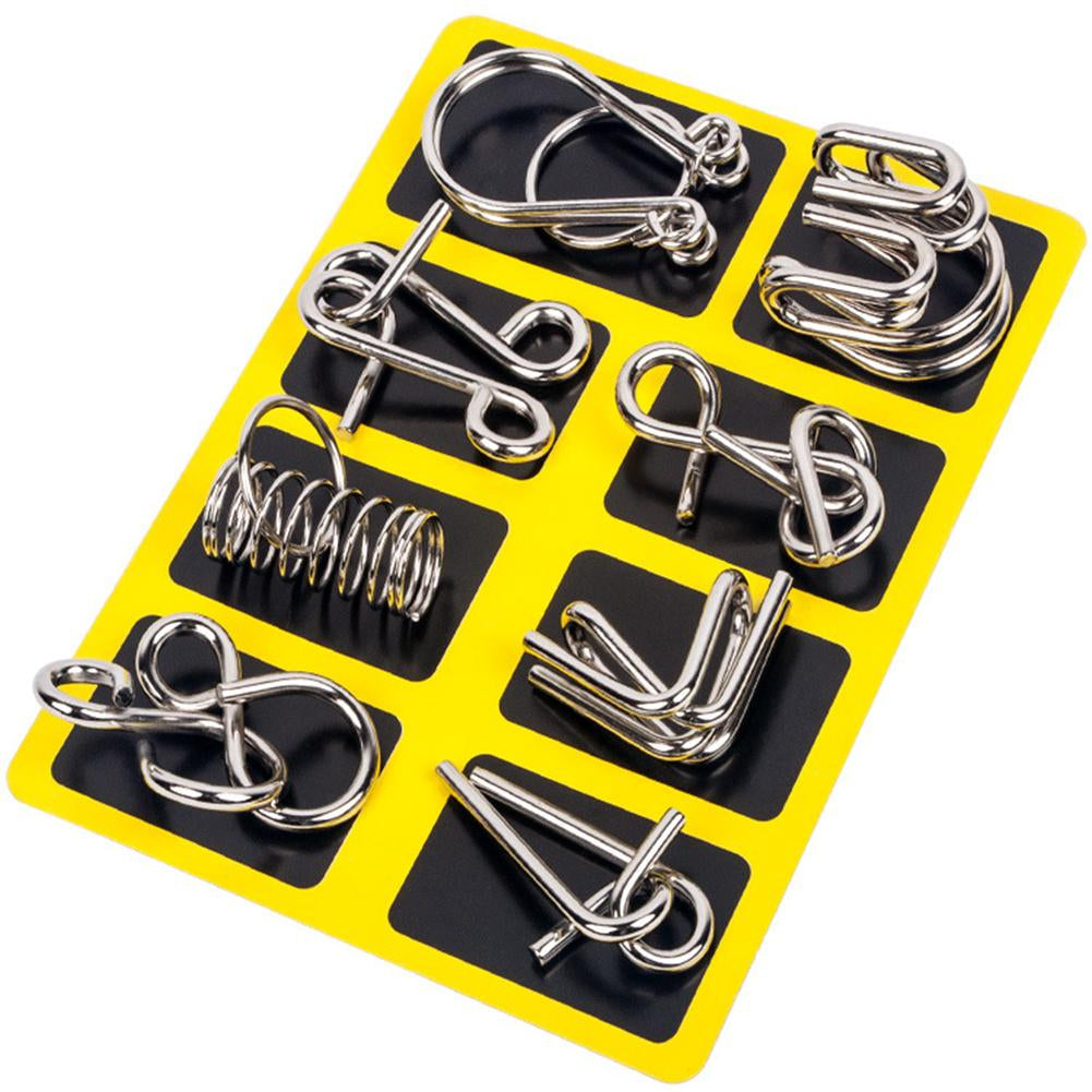 Metall-Puzzle-Ring-Set