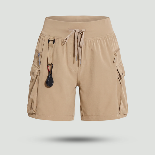 Damen Laufshorts mit Reißverschlusstasche – leicht, schnelltrocknend
