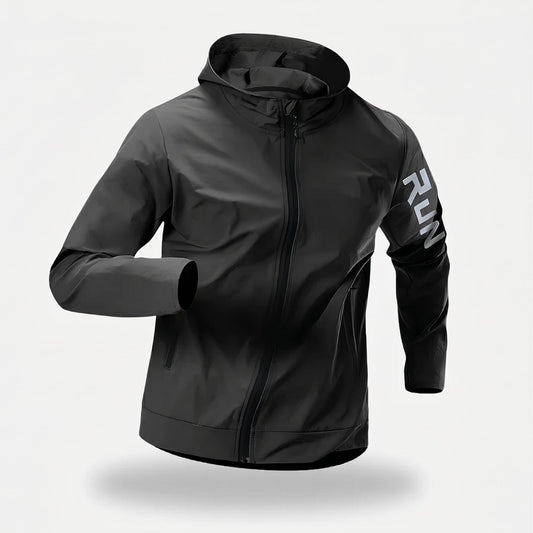 Herren Laufjacke leicht – packbar, winddicht, wasserabweisend