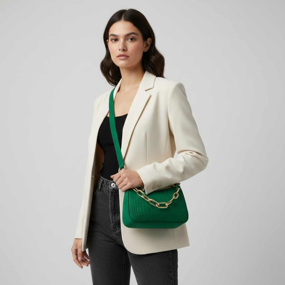 Kleine Filz-Sichel-Tote-Tasche