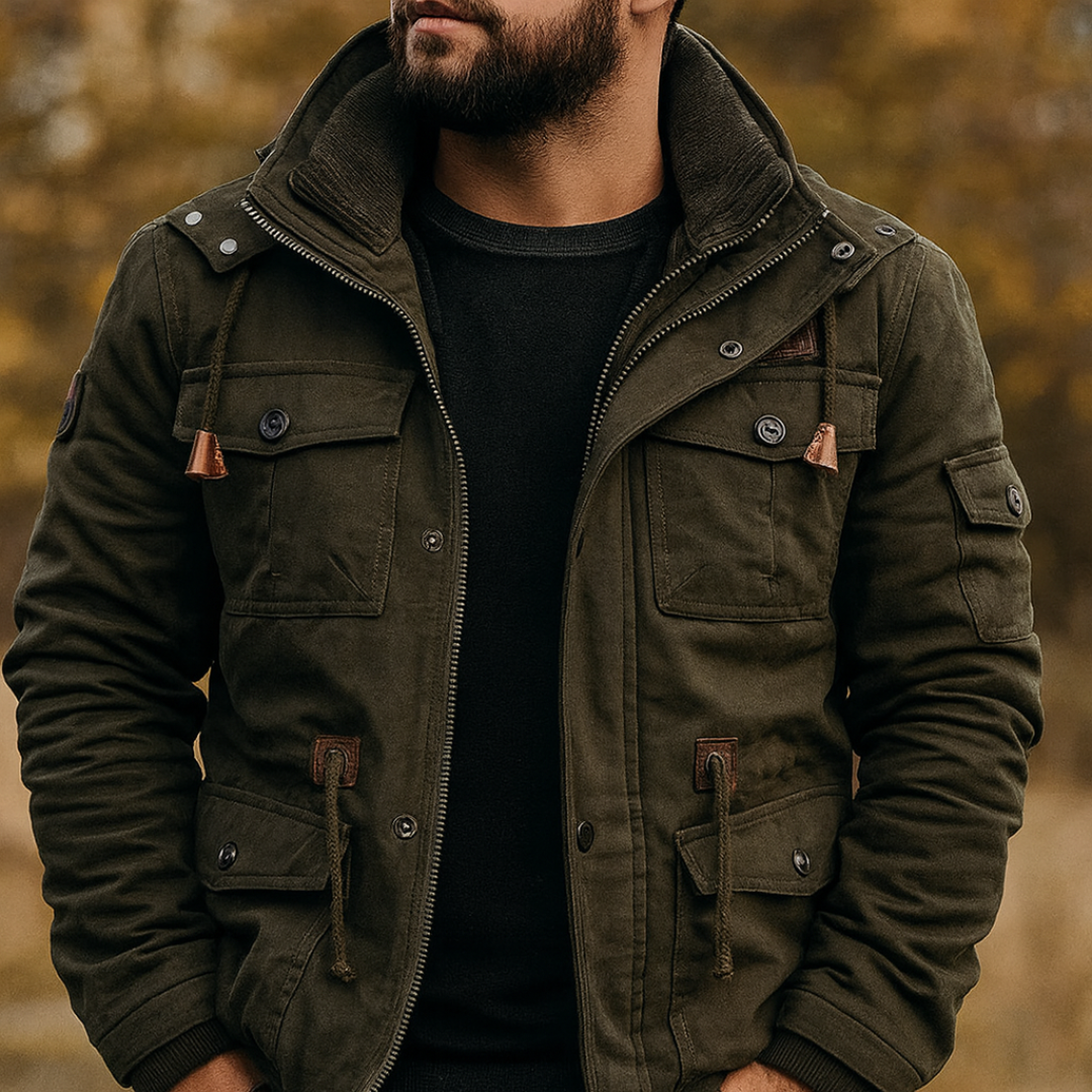 Herren Übergangsjacke mit warmem Futter & Multitaschen – UrbanTrek Jacket