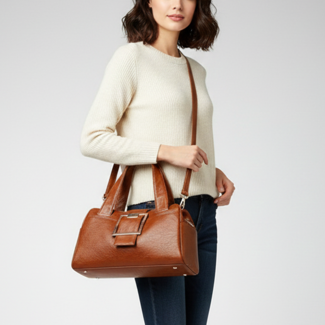 Weiche Mikrofaser-Satchel-Tasche