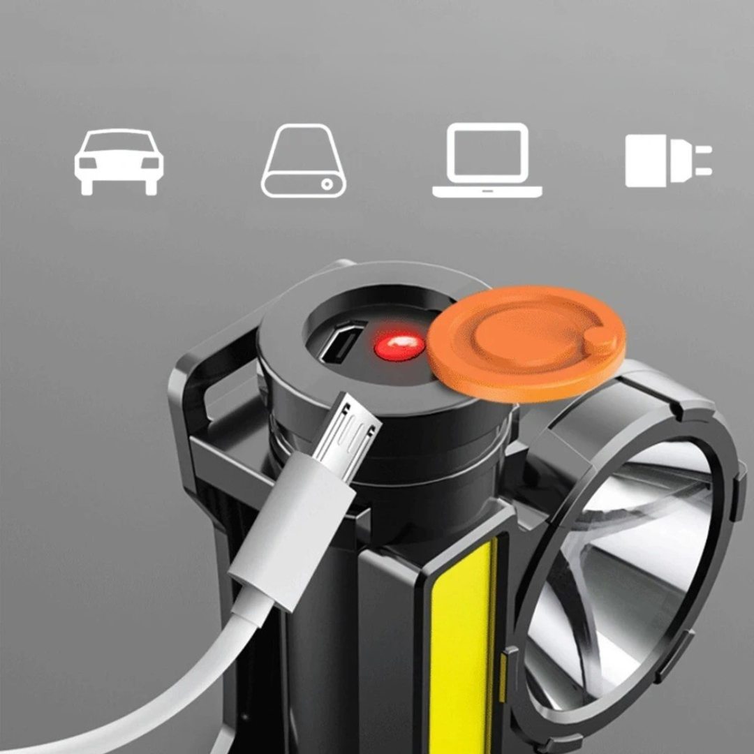 | TrailVanta USB-Stirnlampe aufladbar