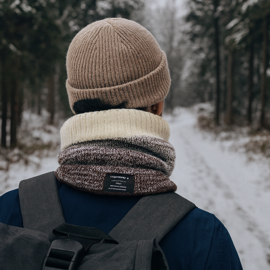 Halswärmer Strick mit Fleece-Innenfutter – WinterKnit