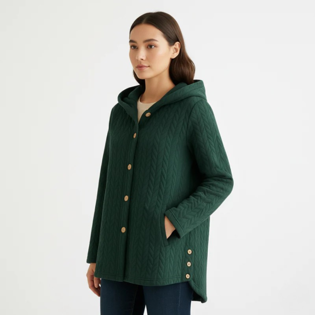 Arlo Strickjacke mit Kapuze