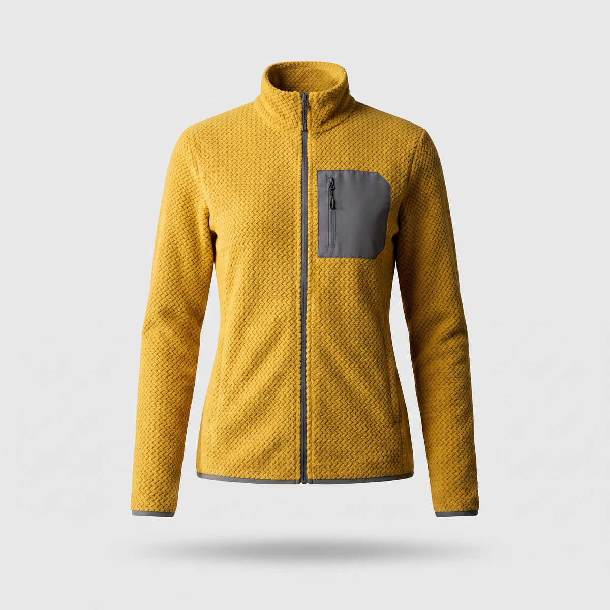 Damen Fleecejacke – durchgehender Reißverschluss zum Wandern