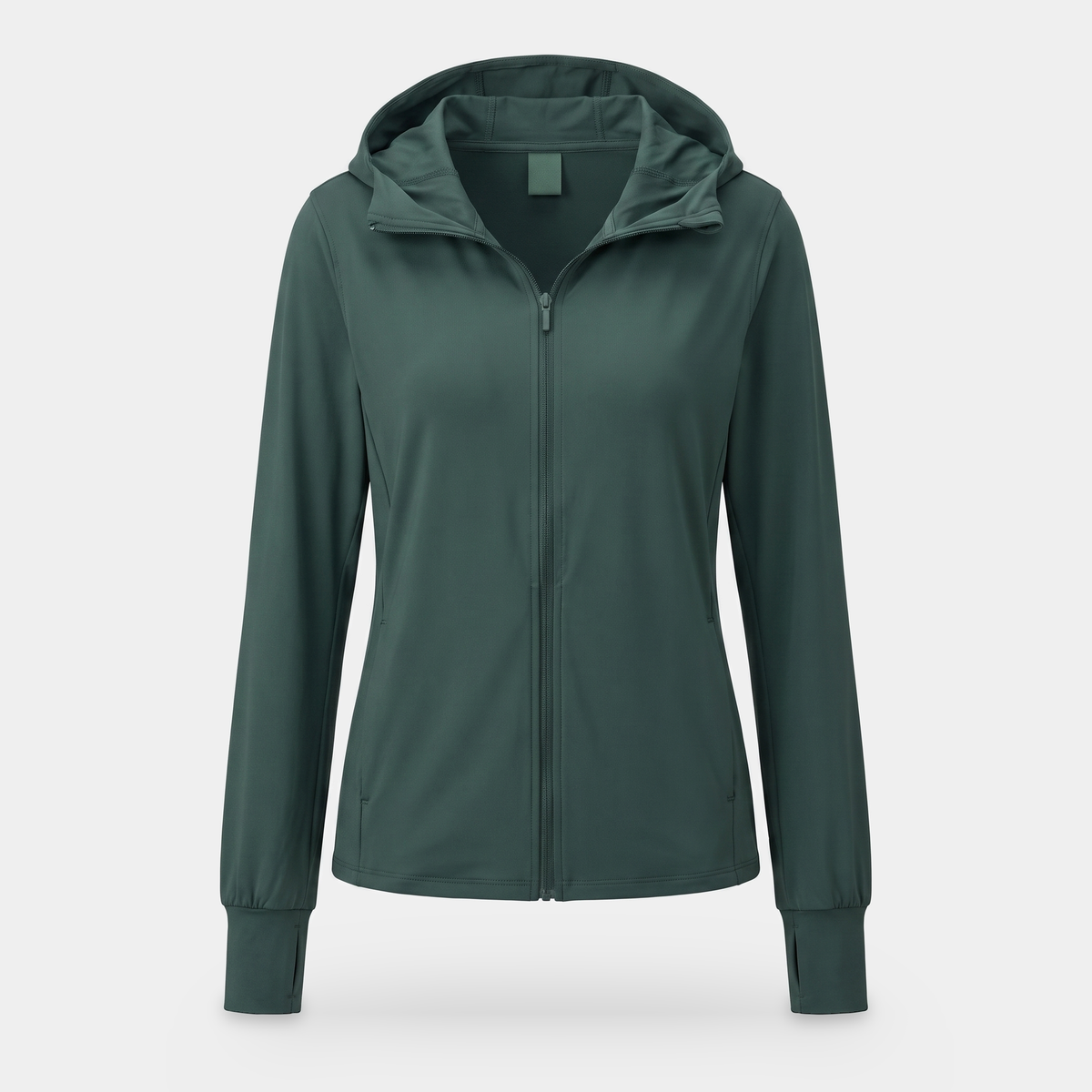 Damen Sonnenhoodie mit Reißverschluss – leichte UV-Schutzjacke