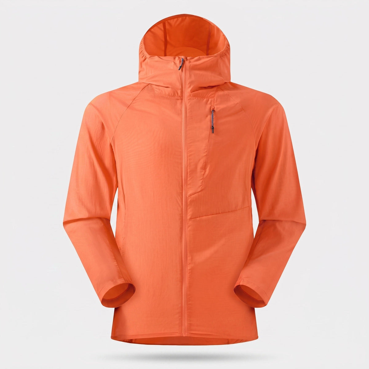 Herren Windbreaker leicht – packbare Jacke mit Kapuze, UPF 50+