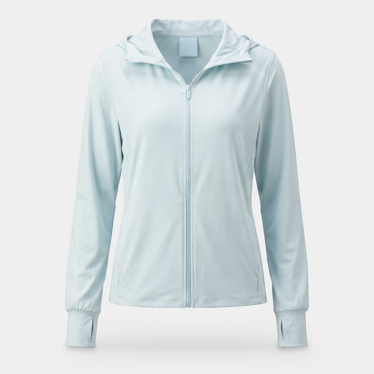 Damen Sonnenhoodie mit Reißverschluss – leichte UV-Schutzjacke