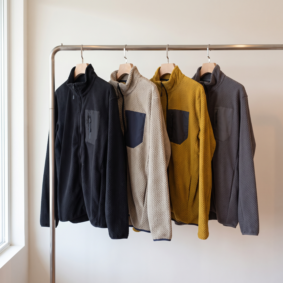 Damen Fleecejacke – durchgehender Reißverschluss zum Wandern