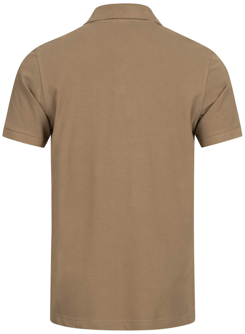 Nitras Motion TEX Light Arbeits-T-Shirt - Kurzarm-Polo-Hemd aus 100% Baumwolle - für die Arbeit - Beige - XL