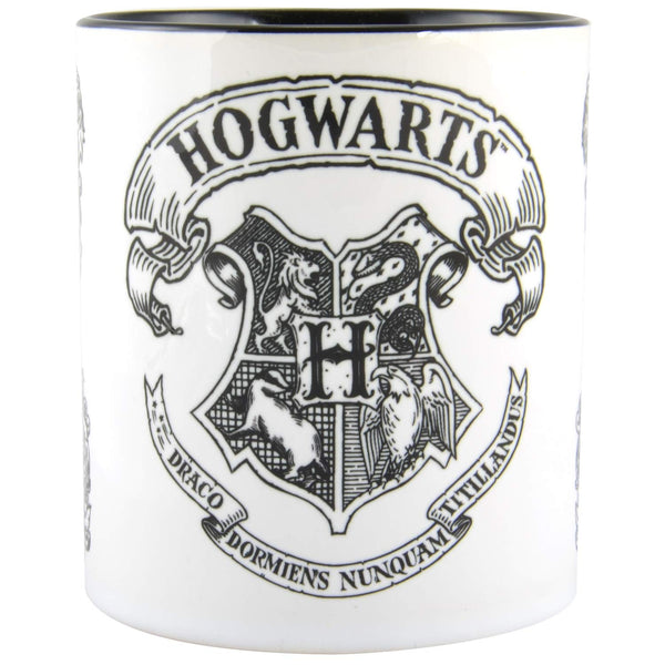 Harry Potter Tasse Hogwarts Wappen aus Porzellan, 320 ml