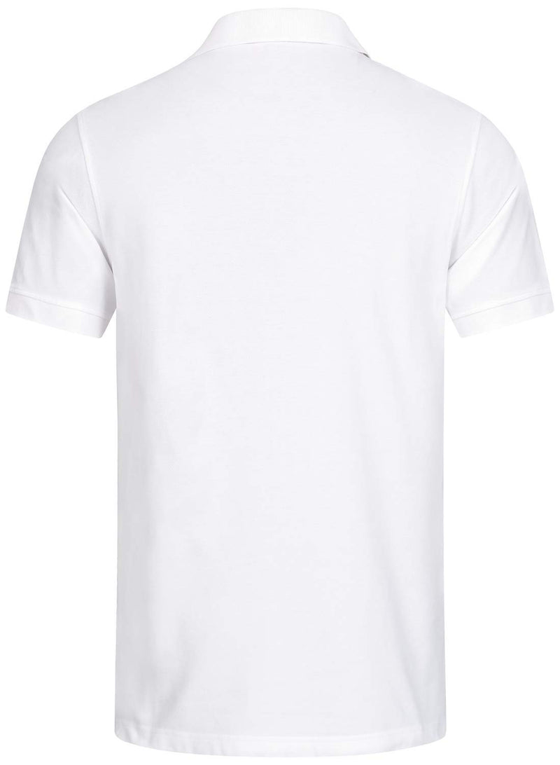 Nitras Motion TEX Light Arbeits-T-Shirt - Kurzarm-Polo-Hemd aus 100% Baumwolle - für die Arbeit - Weiß - S